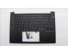 Lenovo 5M11S26845 C-Cover with keyboard, French, Black, Backlight, US
