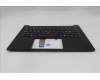 Lenovo 5M11S26894 C-Cover with keyboard, Nordic, Black, Backlight, UK