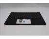 Lenovo 5M11S26904 C-Cover with keyboard, UK English, Black, Backlight, UK