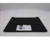 Lenovo 5M11S26912 C-Cover with keyboard, Icelandic, Black, Backlight, UK
