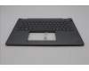 Lenovo 5M11S29917 C-Cover with keyboard, Greek, Luna Grey, Backlight, Heat Staking, US