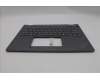 Lenovo 5M11S30220 C-Cover with keyboard, US English Euro, Luna Grey, Backlight, World Face Camera, Heat Staking, US