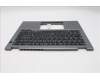 Lenovo 5M11S30286 C-Cover with keyboard, Italian, Luna Grey, Non_Backlight, No World Face Camera, Heat Staking