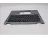 Lenovo 5M11S30319 C-Cover with keyboard, UK English, Luna Grey, Non-Backlight, No World Face Camera, Heat Staking, UK
