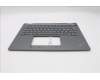 Lenovo 5M11S30520 C-Cover with keyboard, Nordic, Luna Grey, Backlight, World Face Camera, Heat Staking, UK