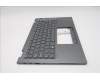 Lenovo 5M11S30523 C-Cover with keyboard, Portuguese, Luna Grey, Backlight, World Face Camera, Heat Staking, UK