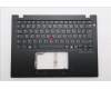 Lenovo 5M11S30653 C-Cover with keyboard, French, Black, Non-Backlight, Heat Staking, US