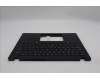 Lenovo 5M11S33727 C-Cover with keyboard, Portuguese, Black, Backlight, Heat Staking, UK