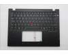 Lenovo 5M11S33736 C-Cover with keyboard, Swedish/Finnish, Black, Backlight, Heat Staking, UK