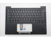 Lenovo 5M11S33789 C-Cover with keyboard, Danish, Black, Backlight, UK