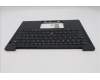 Lenovo 5M11S33789 C-Cover with keyboard, Danish, Black, Backlight, UK