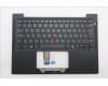 Lenovo 5M11S37540 C-Cover with keyboard, Danish, Black, Backlight, WWAN, UK