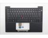 Lenovo 5M11S37699 C-Cover with keyboard, Slovenian, Black, Backlight, WWAN, UK