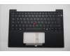 Lenovo 5M11S38142 C-Cover with keyboard, Italian, Black, Backlight, WWAN, UK