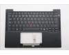 Lenovo 5M11S53521 C-Cover with keyboard, Spanish, Black, Backlight, WWAN, UK