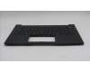 Lenovo 5M11T54271 C-Cover with keyboard, Hungarian, Black, Backlight, UK