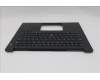 Lenovo 5M11T54279 C-Cover with keyboard, Italian, Black, Backlight, UK