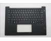 Lenovo 5M11T54363 C-Cover with keyboard, Belgian, Black, Backlight, Smart Card Reader, UK