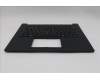 Lenovo 5M11T55143 C-Cover with keyboard, Greek, Black, Backlight, Smart Card Reader, US