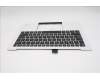 Lenovo 5M11U03799 C-Cover with keyboard, US English Euro, Black/White, FingerPrint, WLAN, US