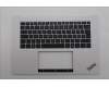 Lenovo 5M11U08063 C-Cover with keyboard, Italian, White, FingerPrint, UK