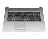 6037B0144604 Original IEC Tastatur inkl. Topcase DE (deutsch) schwarz/silber mit Backlight ohne ODD
