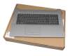 6037B0144704 Original HP Tastatur inkl. Topcase DE (deutsch) schwarz/silber ODD
