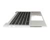 6037B0161904 Original IEC Tastatur inkl. Topcase DE (deutsch) schwarz/silber mit Backlight