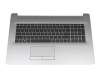 6037B0193604 Original HP Tastatur inkl. Topcase DE (deutsch) schwarz/silber mit Backlight mit ODD