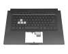 6037B0211413 Original Asus Tastatur inkl. Topcase DE (deutsch) schwarz/schwarz mit Backlight
