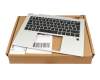 6037B0263216 Original IEC Tastatur inkl. Topcase CH (schweiz) schwarz/grau mit Backlight