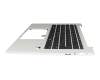 6051B1497901 Original HP Tastatur inkl. Topcase DE (deutsch) schwarz/silber mit Backlight