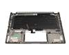 6053B2124501 Original Asus Tastatur inkl. Topcase SF (schweiz-französisch) schwarz/schwarz mit Backlight