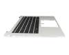 6054B2588401 Original HP Tastatur inkl. Topcase DE (deutsch) schwarz/silber mit Backlight