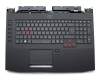 60604F69K201 Original Acer Tastatur inkl. Topcase DE (deutsch) schwarz/schwarz mit Backlight