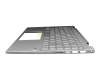 60701B1745003 Original HP Tastatur inkl. Topcase DE (deutsch) silber/silber mit Backlight