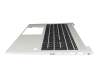 6070B1943802 Original HP Tastatur inkl. Topcase DE (deutsch) schwarz/silber mit Backlight und Mouse-Stick