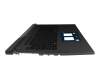 6070B2005212 Original Asus Tastatur inkl. Topcase DE (deutsch) schwarz/schwarz mit Backlight (RGB Per-Key)