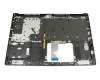6B.GUBN5.003 Original Acer Tastatur inkl. Topcase DE (deutsch) schwarz/silber mit Backlight
