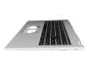 6B.J6SN2.014 Original Acer Tastatur inkl. Topcase DE (deutsch) schwarz/silber