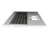 6B.KSJN2.014 Original Acer Tastatur inkl. Topcase DE (deutsch) schwarz/silber