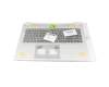6B.KSJN2.014 Original Acer Tastatur inkl. Topcase DE (deutsch) schwarz/silber
