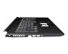 6B.QB6N2.014 Original Acer Tastatur inkl. Topcase DE (deutsch) schwarz/schwarz mit Backlight