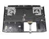 6B.QBCN2.014 Original Acer Tastatur inkl. Topcase DE (deutsch) schwarz/weiß/schwarz mit Backlight