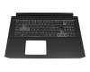 6B.QCUN2.015 Original Acer Tastatur inkl. Topcase CH (schweiz) schwarz/weiß/schwarz mit Backlight