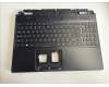 Acer 6B.QFUN2.013 Tastatur schwarz mit Topcase englisch (UK) mit Backlight