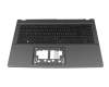 6B.QGCN7.011 Original Acer Tastatur inkl. Topcase DE (deutsch) schwarz/schwarz mit Backlight