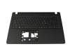 6B.VLNN7.026 Original Acer Tastatur inkl. Topcase CH (schweiz) schwarz/schwarz mit Backlight