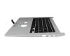 6BAUEN7019 Original Acer Tastatur inkl. Topcase CH (schweiz) schwarz/silber
