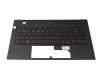 6BH98N7011 Original Acer Tastatur inkl. Topcase DE (deutsch) schwarz/blau/schwarz mit Backlight